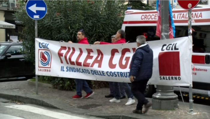 sciopero edilizia Salerno